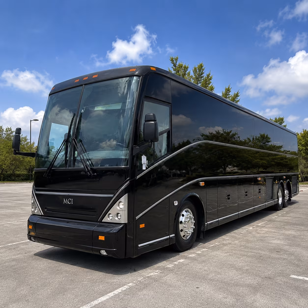 orlando charter bus rental exterior