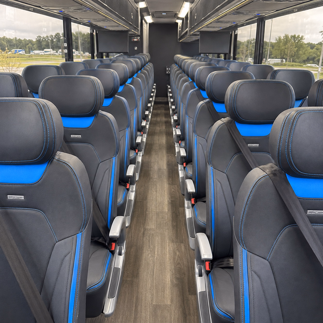 orlando charter bus rental inside