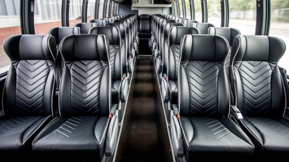 54 passenger charter bus inside apopka