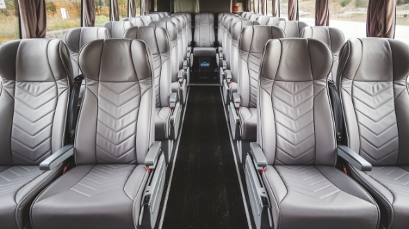 55 passenger charter bus interior