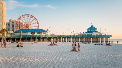 daytona beach boardwalk and pier