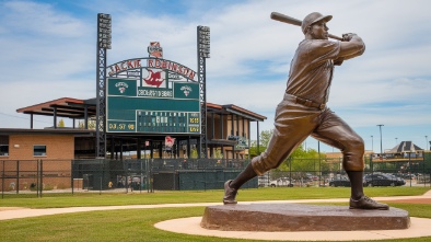 jackie robinson ballpark and statue