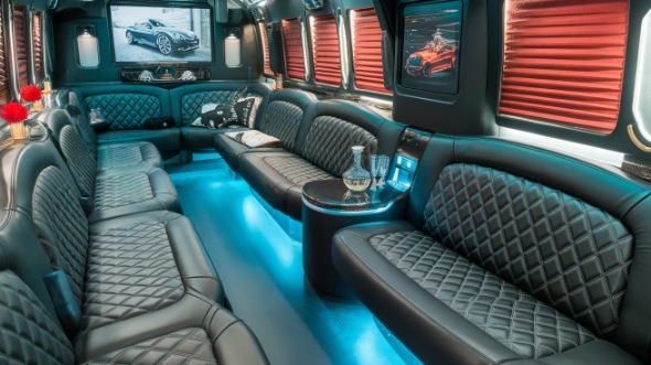 orlando party bus rental inside