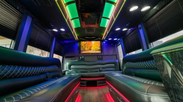 orlando sprinter limo rental interior